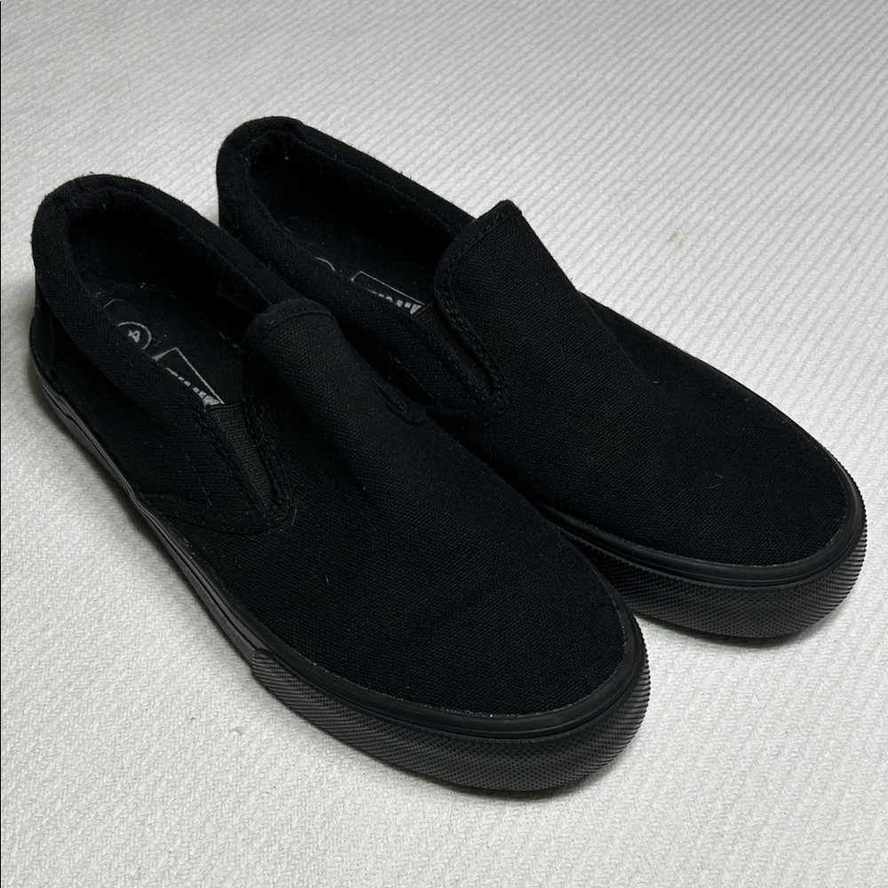 Black Slip-On Shoes